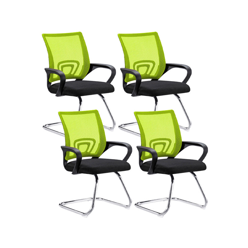 Fixed Arms Bureau Stoel Hedendaagse Mid Back Home Taakstoel