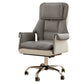 Executive Ergonomic Computer Chair Chrome Metal Base Contemporary Office Chair Gray-White Without Footrest Clearhalo 'furn' 'furn_office_chair' 'Furniture' 'Office Chairs' 'Office Furniture' 'office_chair' 5368568