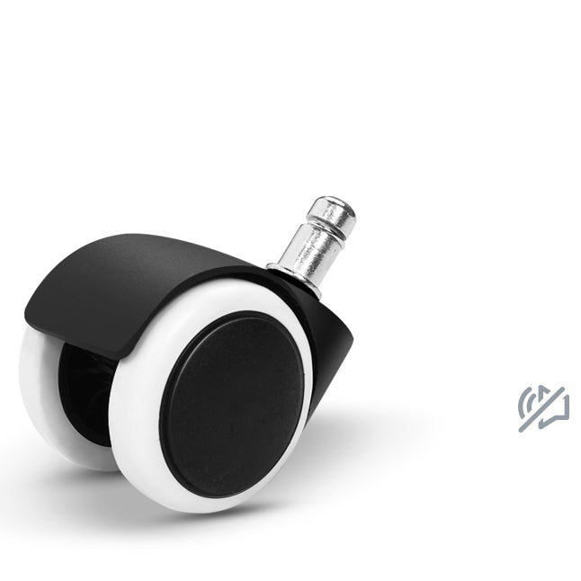 Gestoffeerde taakstoel met gevoerde armen moderne bureaustoel met wielen