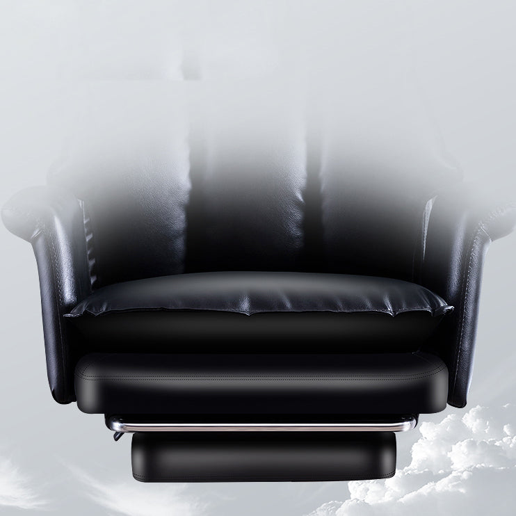 Gestoffeerde taakstoel met gevoerde armen moderne bureaustoel met wielen