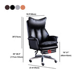 Sedia da task imbottita con armi imbottite moderna sedia da ufficio con ruote