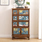 Traditional Style Storage Chest Dresser Solid Wood Combo Dresser with Drawers and Door