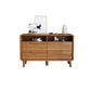 Modern Style Brown Storage Chest Dresser Solid Wood Chest with Drawers