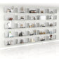 Closed Back Modern Style Bookcase Metal Wall Mounted Bookshelf for Home Office