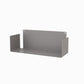Closed Back Modern Style Bookcase Metal Wall Mounted Bookshelf for Home Office