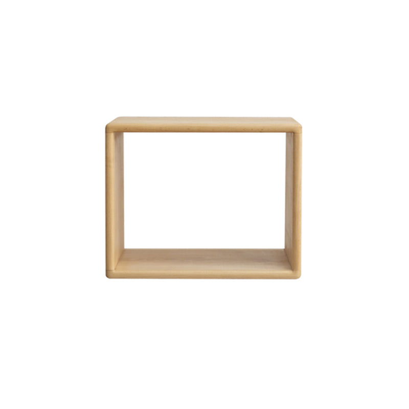 Contemporary Solid Wood Bookshelf Open Back Bookcase for Home Office 17.7"L x 11.8"W x 14.2"H Wood 1 Clearhalo 'Bookcases' 'furn' 'furn_bookcases' 'Furniture' 'Office Furniture' 5369070