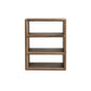 Contemporary Solid Wood Bookshelf Open Back Bookcase for Home Office 14"L x 12"W x 18"H Walnut 3 Clearhalo 'Bookcases' 'furn' 'furn_bookcases' 'Furniture' 'Office Furniture' 5369075