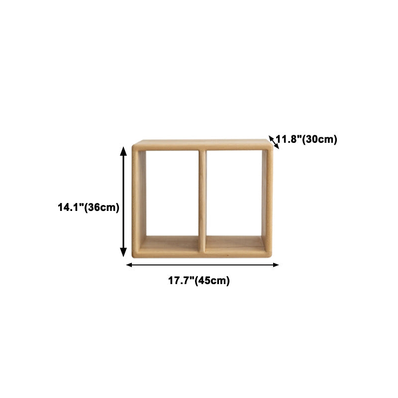 Contemporary Solid Wood Bookshelf Open Back Bookcase for Home Office Clearhalo 'Bookcases' 'furn' 'furn_bookcases' 'Furniture' 'Office Furniture' 5369088