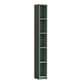 Contemporary Engineer Wood Bookshelf Closed Back Bookcase,8"L x 10"W x 71"H