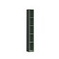 Contemporary Engineer Wood Bookshelf Closed Back Bookcase,8"L x 10"W x 71"H