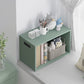 Contemporary Wood Bookshelf Closed Back Bookcase for Home Office 23.6"L x 12.6"W x 14.2"H Green 1 Clearhalo 'Bookcases' 'furn' 'furn_bookcases' 'Furniture' 'Office Furniture' 5369168