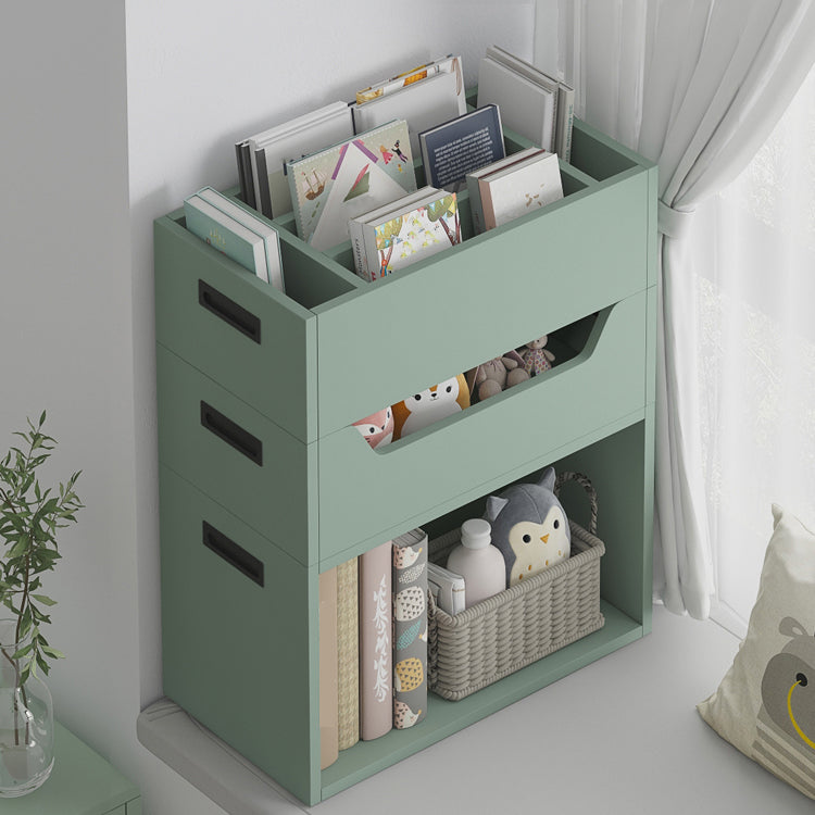 Contemporary Wood Bookshelf Closed Back Bookcase for Home Office Clearhalo 'Bookcases' 'furn' 'furn_bookcases' 'Furniture' 'Office Furniture' 5369169