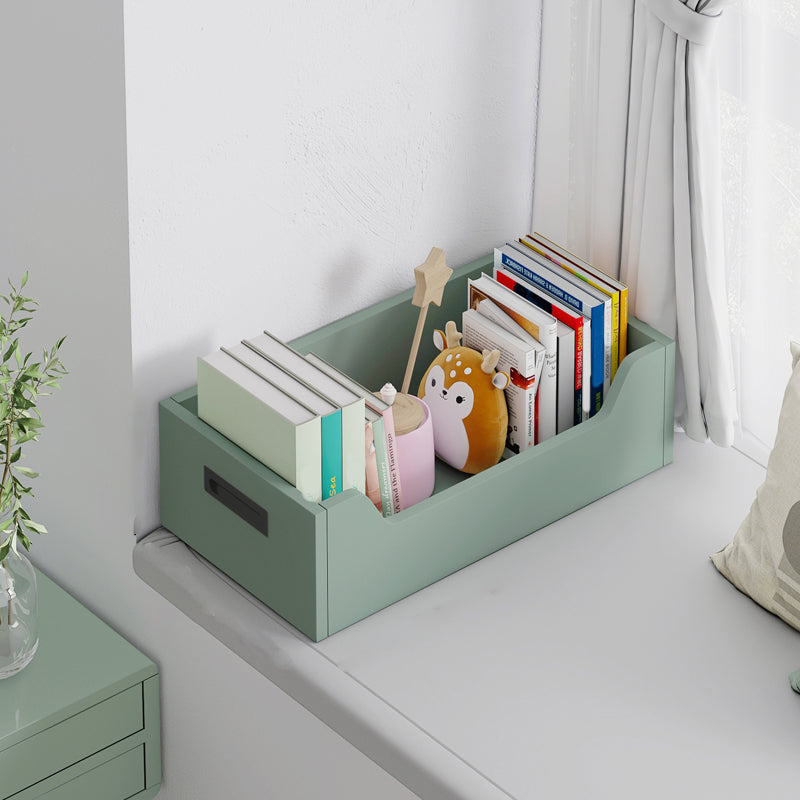 Contemporary Wood Bookshelf Closed Back Bookcase for Home Office 23.6"L x 12.6"W x 7.1"H Green 1 Clearhalo 'Bookcases' 'furn' 'furn_bookcases' 'Furniture' 'Office Furniture' 5369176