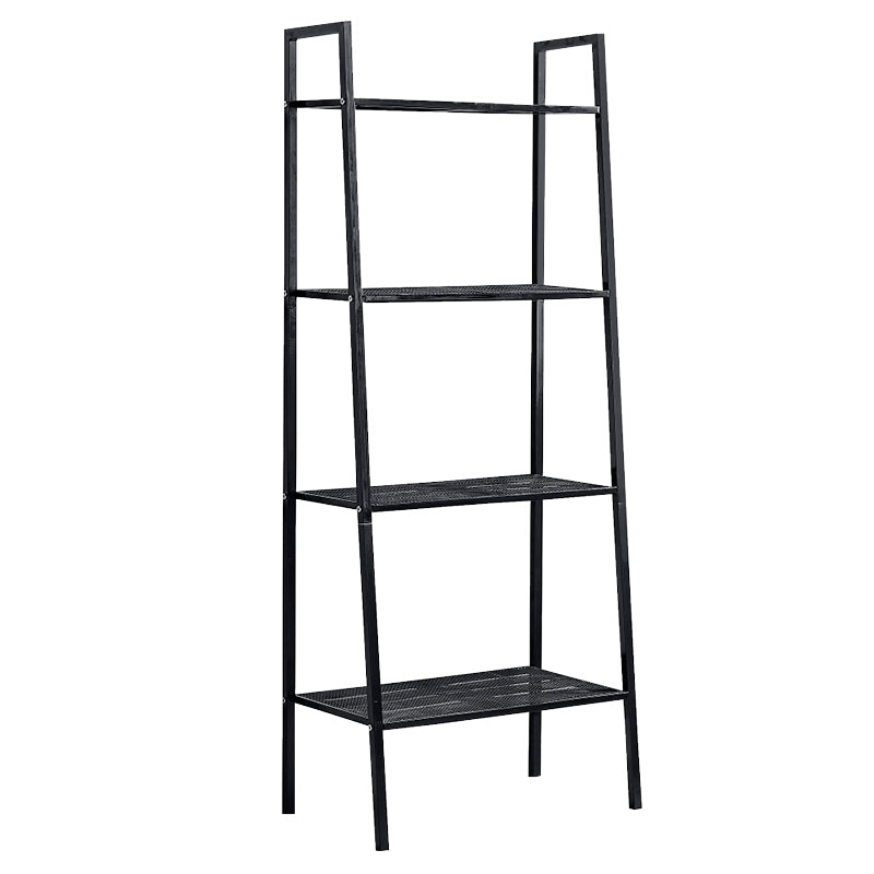Contemporary Ladder Bookshelf Metal Open Back Bookcase for Office Clearhalo 'Bookcases' 'furn' 'furn_bookcases' 'Furniture' 'Office Furniture' 5369197