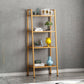 Contemporary Ladder Bookshelf Metal Open Back Bookcase for Office 23.6"L x 13.8"W x 58.3"H Yellow Clearhalo 'Bookcases' 'furn' 'furn_bookcases' 'Furniture' 'Office Furniture' 5369203
