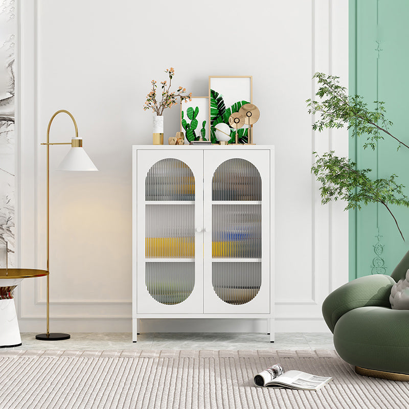 Modern Style Bookshelf Closed Back Bookcase with Door for Office Clearhalo 'Bookcases' 'furn' 'furn_bookcases' 'Furniture' 'Office Furniture' 5369213