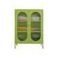 Modern Style Bookshelf Closed Back Bookcase with Door for Office 31"L x 14"W x 40"H Avocado Green Clearhalo 'Bookcases' 'furn' 'furn_bookcases' 'Furniture' 'Office Furniture' 5369225