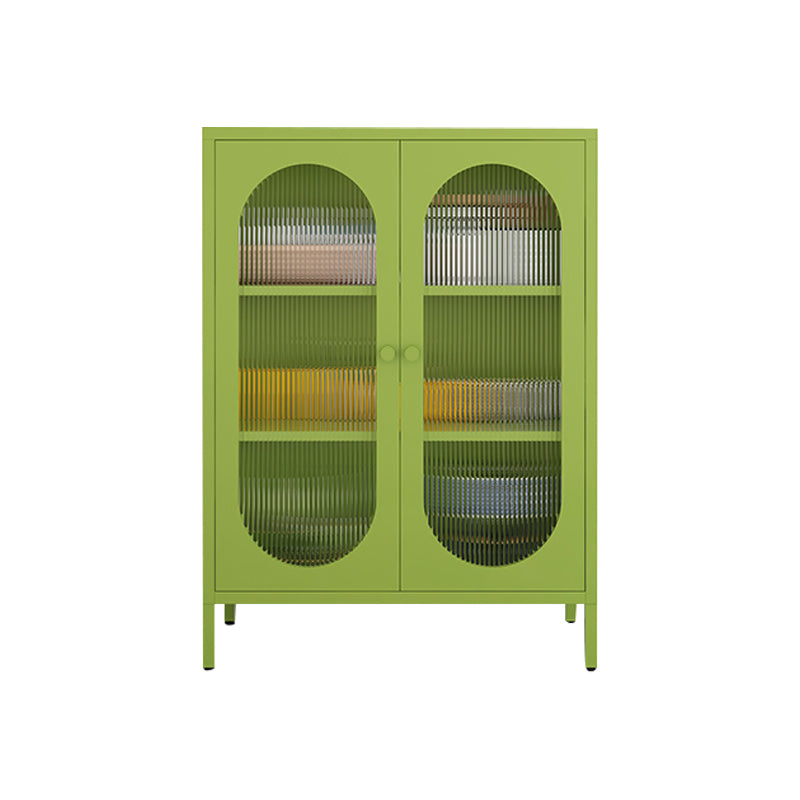 Modern Style Bookshelf Closed Back Bookcase with Door for Office 31"L x 14"W x 40"H Avocado Green Clearhalo 'Bookcases' 'furn' 'furn_bookcases' 'Furniture' 'Office Furniture' 5369225