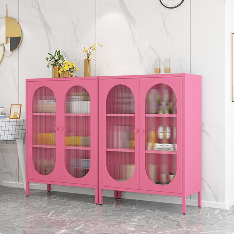 Modern Style Bookshelf Closed Back Bookcase with Door for Office Clearhalo 'Bookcases' 'furn' 'furn_bookcases' 'Furniture' 'Office Furniture' 5369228