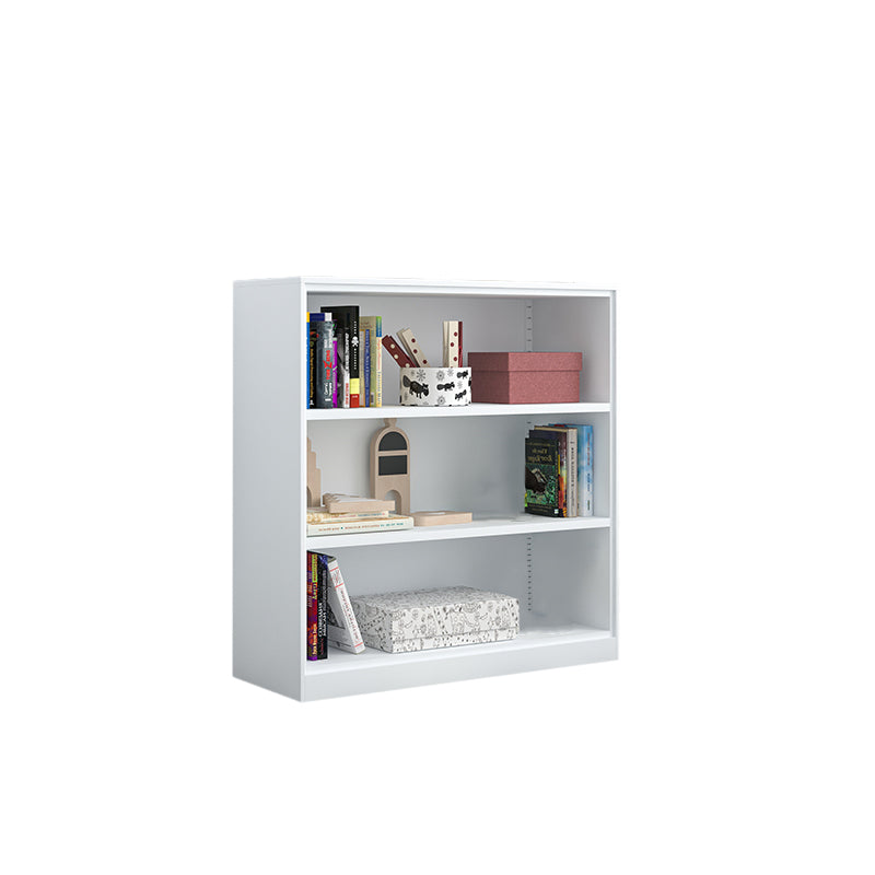 Closed Metal Bookshelf Modern Home Living Room Rectangular Bookcase