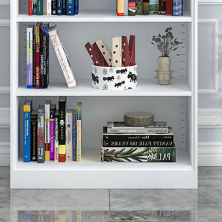 Closed Metal Bookshelf Modern Home Living Room Rectangular Bookcase