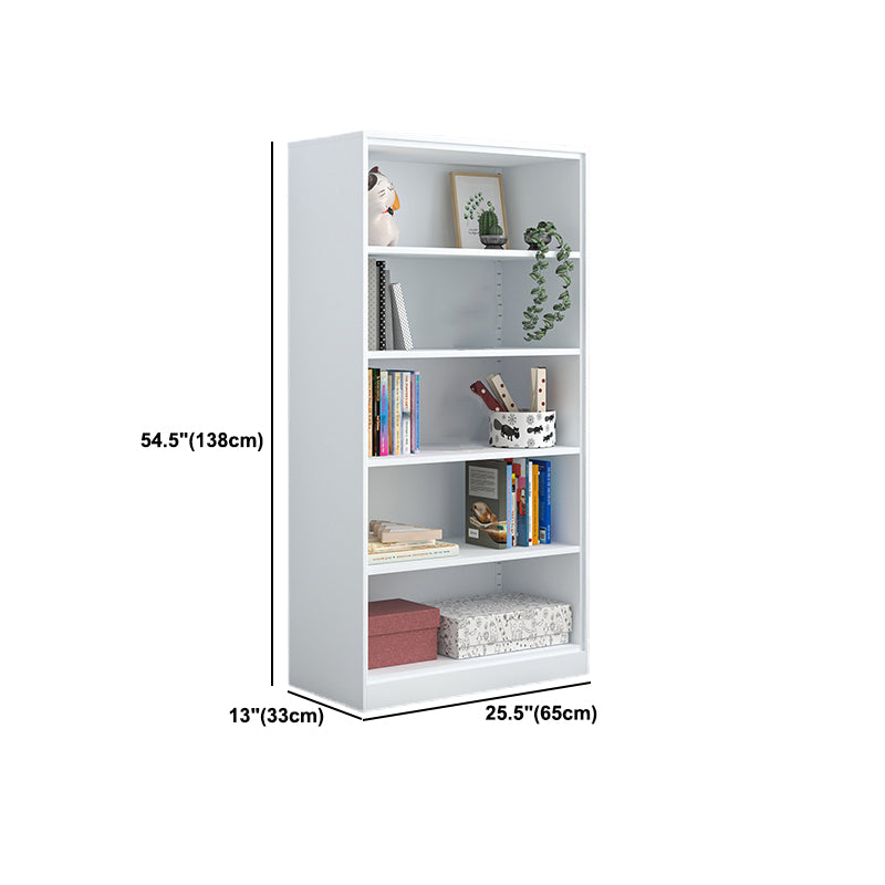 Closed Metal Bookshelf Modern Home Living Room Rectangular Bookcase