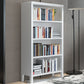 Standard Solid Wood Bookshelf Scandinavian Closed Back Bookcase