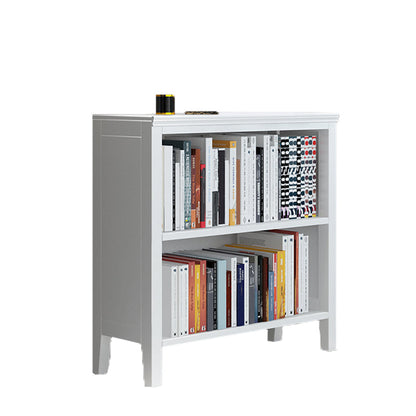 Standard Solid Wood Bookshelf Scandinavian Closed Back Bookcase