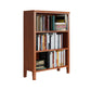 Standard Solid Wood Bookshelf Scandinavian Closed Back Bookcase