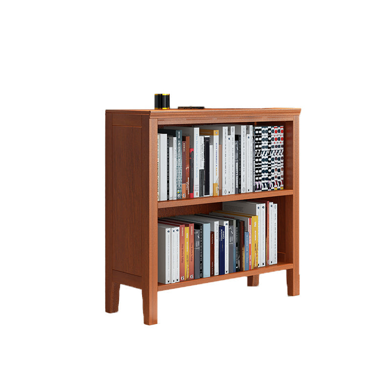 Standard Solid Wood Bookshelf Scandinavian Closed Back Bookcase