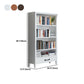 Standard Solid Wood Bookshelf Scandinavian Closed Back Bookcase