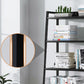 Modern Home Steel Book Shelf Ladder 12"W Matte Finish Bookcase Clearhalo 'Bookcases' 'furn' 'furn_bookcases' 'Furniture' 'Office Furniture' 5369424