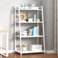 Modern Home Steel Book Shelf Ladder 12"W Matte Finish Bookcase Clearhalo 'Bookcases' 'furn' 'furn_bookcases' 'Furniture' 'Office Furniture' 5369434