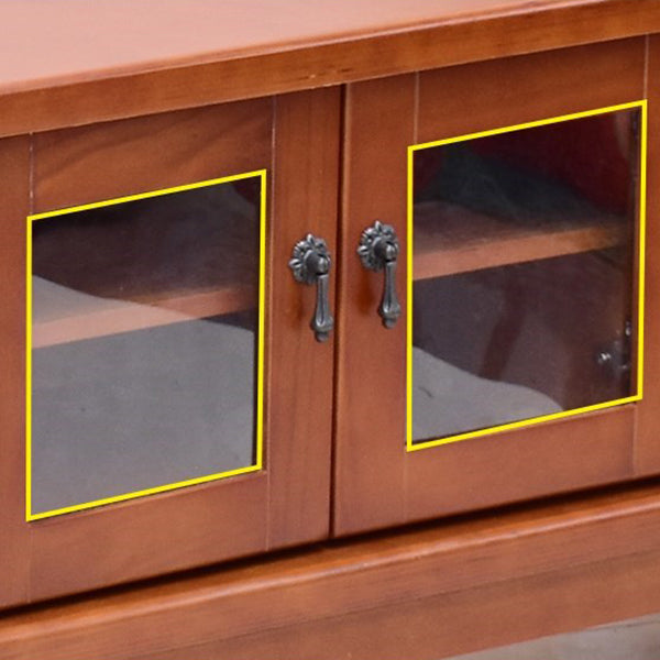 Traditional Enclosed Storage TV Stand Wooden TV Cabinet with Splayed Wooden Legs Clearhalo 'furn' 'furn_tv_stands_entertainment_centers' 'Furniture' 'Living Room Furniture' 'TV Stands & Entertainment Centers' 'TV Stands & Media Storage Furniture' 'tv_stands_entertainment_centers' 5369454