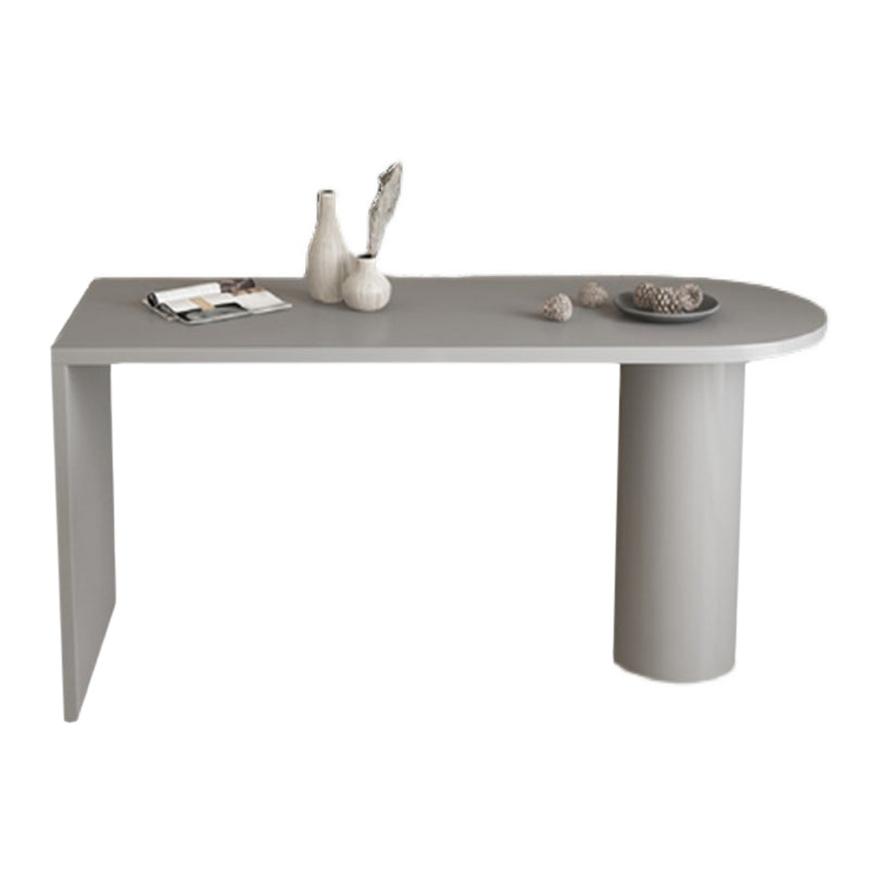 Wood Top Bar Dining Table Modern Bar Dining Table with Sled Base