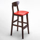Scandinavian Coffee Shop Armless Stool Matte Finish Upholstered Bar Stools Red Brown 1 Piece Clearhalo 'Bar Furniture' 'Bar Stools' 'bar_stools' 'furn' 'furn_bar_stools' 'Furniture' 'Kitchen & Dining Furniture' 5370961