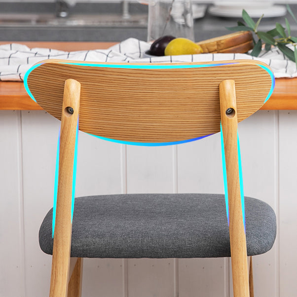 Scandinavian Coffee Shop Armless Stool Matte Finish Upholstered Bar Stools Clearhalo 'Bar Furniture' 'Bar Stools' 'bar_stools' 'furn' 'furn_bar_stools' 'Furniture' 'Kitchen & Dining Furniture' 5370967