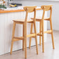 Scandinavian Coffee Shop Armless Stool Matte Finish Upholstered Bar Stools Clearhalo 'Bar Furniture' 'Bar Stools' 'bar_stools' 'furn' 'furn_bar_stools' 'Furniture' 'Kitchen & Dining Furniture' 5370974