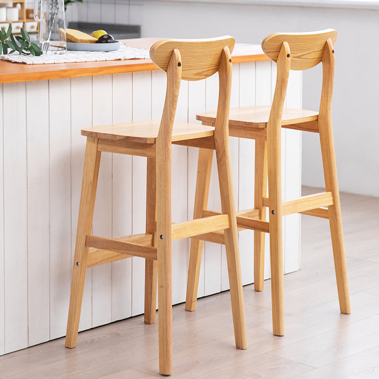 Scandinavian Coffee Shop Armless Stool Matte Finish Upholstered Bar Stools Clearhalo 'Bar Furniture' 'Bar Stools' 'bar_stools' 'furn' 'furn_bar_stools' 'Furniture' 'Kitchen & Dining Furniture' 5370974