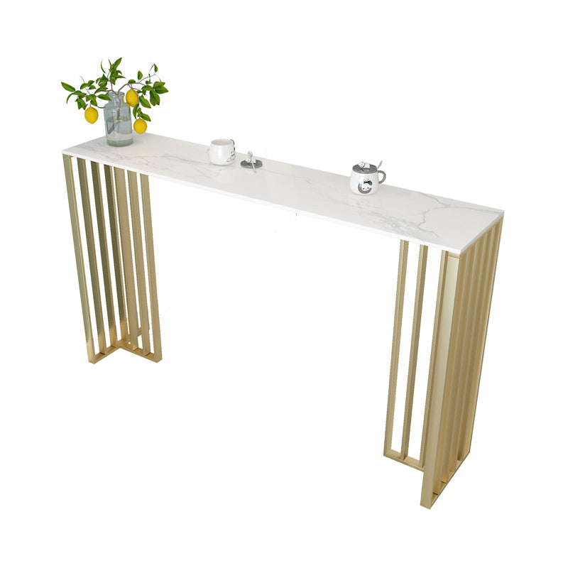 1/3/4 pezzi glam bar tavolo set di tavoli opachi con banco in pietra sinterizzato