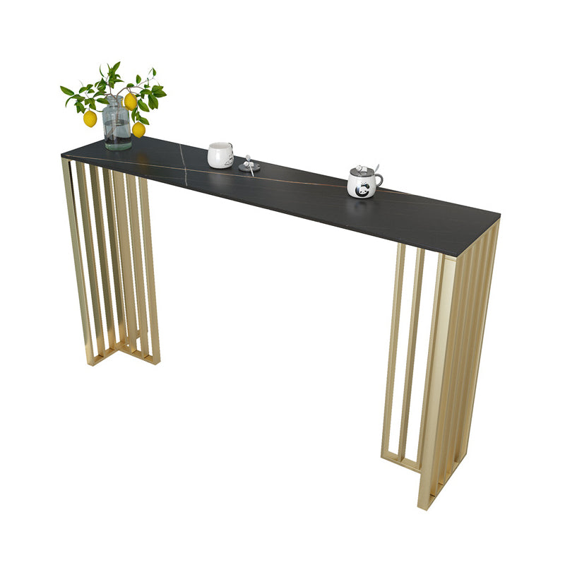 1/3/4 pezzi glam bar tavolo set di tavoli opachi con banco in pietra sinterizzato