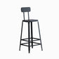 Ensemble de Table de Bar industriel 1/5/9 pièces, Table de comptoir rectangulaire en bois de pin avec tabourets hauts