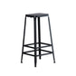 Ensemble de Table de Bar industriel 1/5/9 pièces, Table de comptoir rectangulaire en bois de pin avec tabourets hauts
