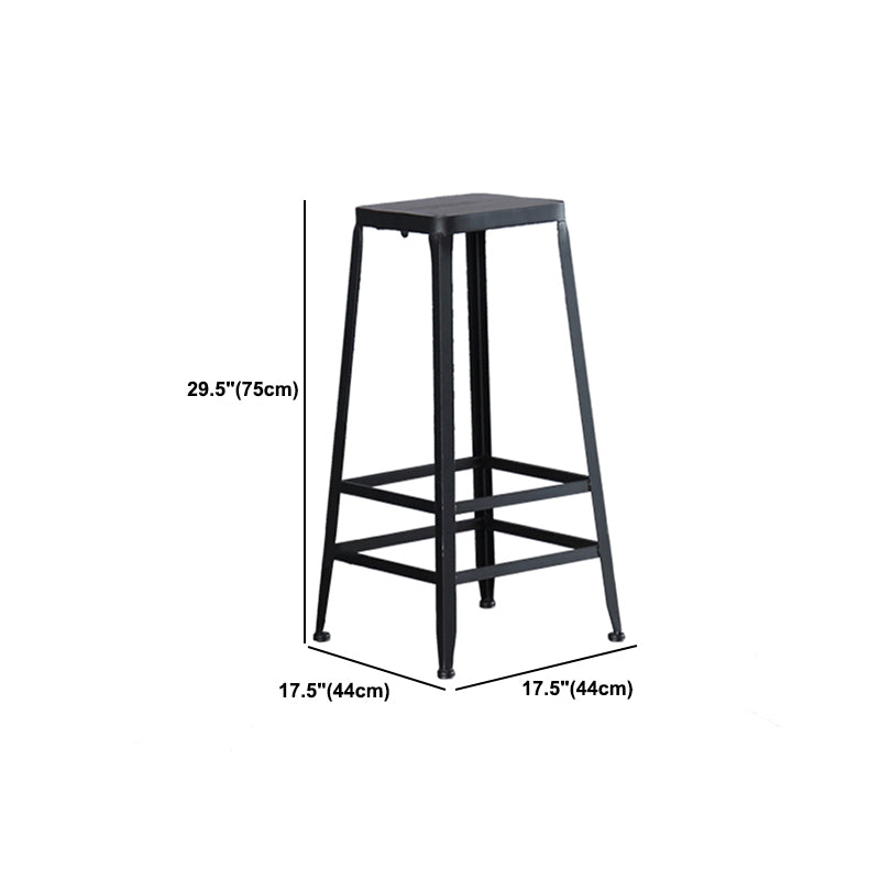 Ensemble de Table de Bar industriel 1/5/9 pièces, Table de comptoir rectangulaire en bois de pin avec tabourets hauts
