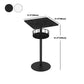 1/3 pièces Glam Iron Bar Table Set Rangement Bistro Ensemble de bistrot avec faux marbre Top