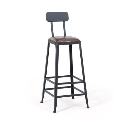 Recangle industriel Table de table en bois massif en bois massif 1/7/9 Pièces Table de comptoir avec selles