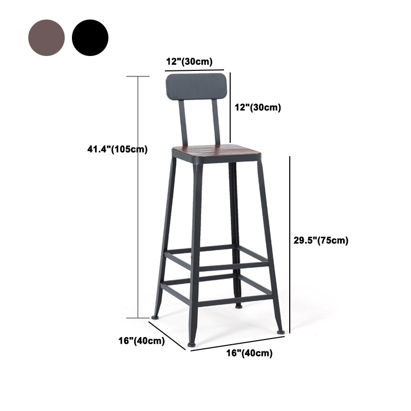 Recangle industriel Table de table en bois massif en bois massif 1/7/9 Pièces Table de comptoir avec selles
