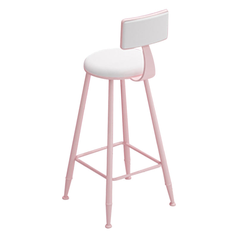 Modern 1/5 Pieces Bar Table Set Rectangle Stone Counter Table with High Stools White 30"H Stool (Single) Clearhalo 'Bar Furniture' 'furn' 'furn_home_bar_bar_sets' 'Furniture' 'Home Bars & Bar Sets' 'home_bar_bar_sets' 'Kitchen & Dining Furniture' 5371479