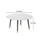 Glam Iron Dinette Set 1/4/5/6/7 Pieces Round White Sintered Stone Top Dining Table Set Clearhalo 'Dining Room Sets' 'Dining Tables & Seating' 'dining_room_set' 'furn' 'furn_dining_room_set' 'Furniture' 'Kitchen & Dining Furniture' 5371594