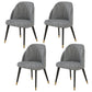 Designer Rectangle Dining Table Set 1/4/5/6/7 Pieces Gold Stone Top Dinette Set 4 Grey Chairs Clearhalo 'Dining Room Sets' 'Dining Tables & Seating' 'dining_room_set' 'furn' 'furn_dining_room_set' 'Furniture' 'Kitchen & Dining Furniture' 5371622